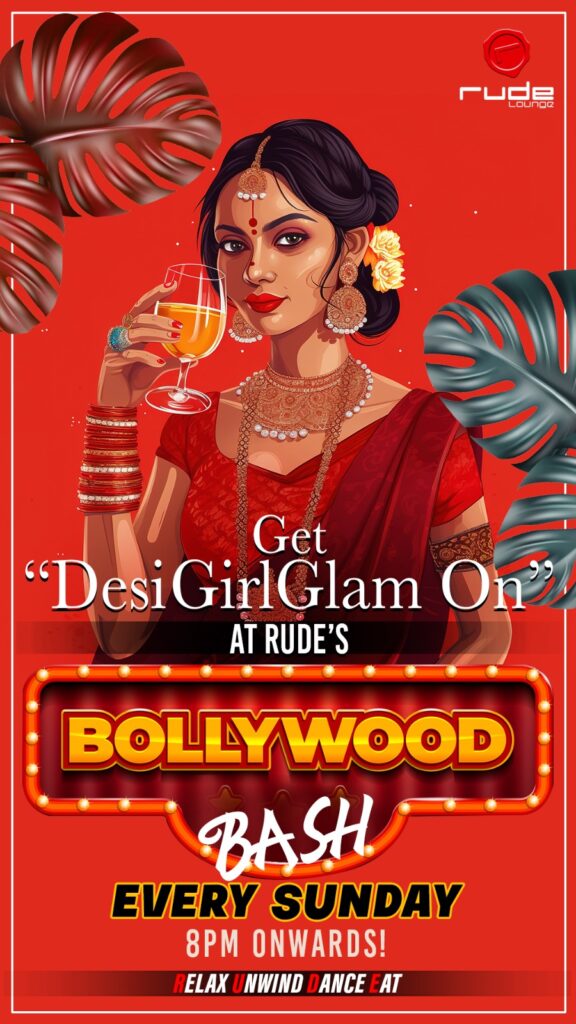 Bollywood night saturday at RUDE